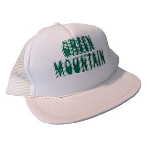 80s/90s Green Mountain Coffee Mesh Trucker Snapback